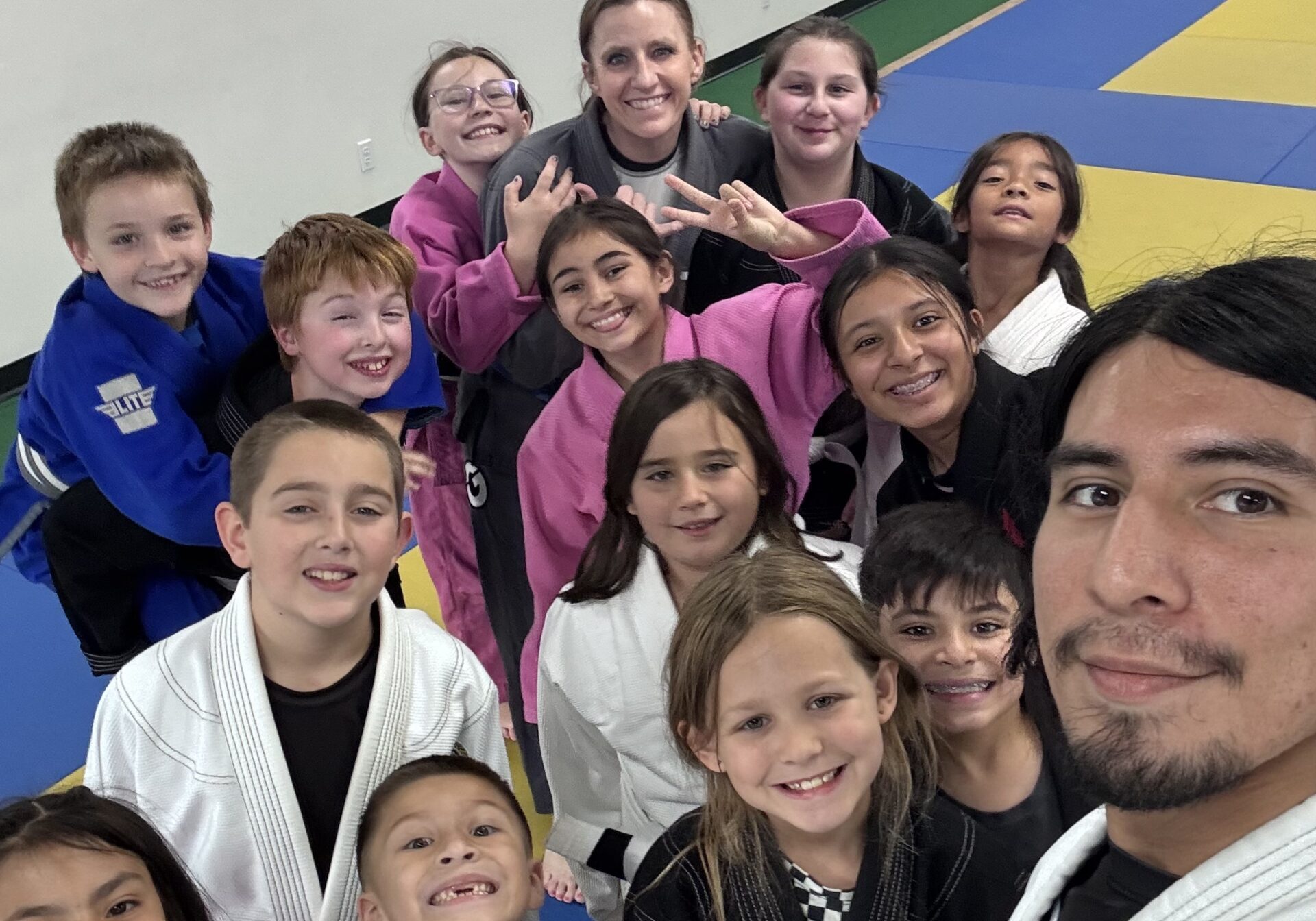 Coach Oscar and Coach Jen after teaching a great Youth class!