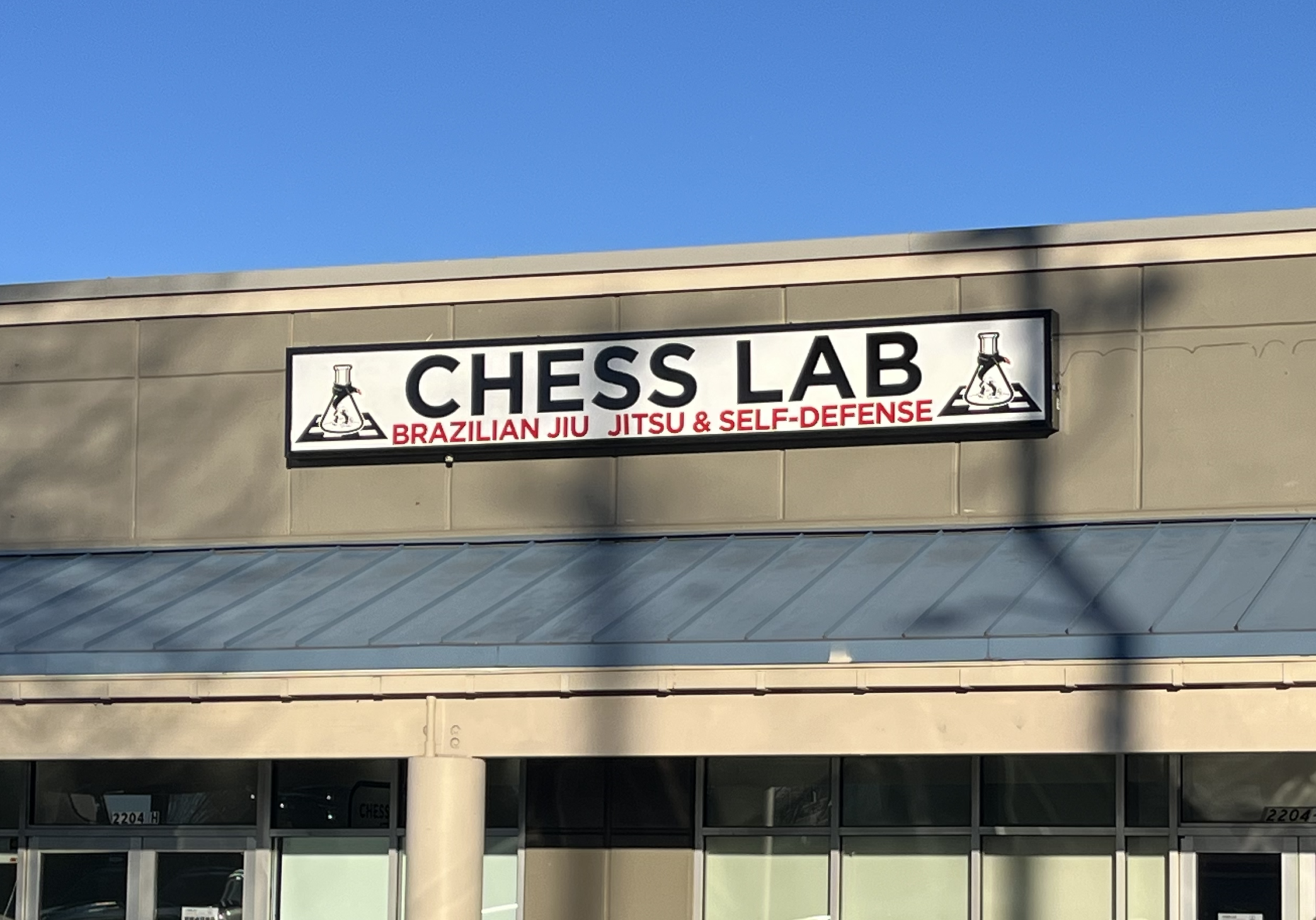 chess lab gym signage